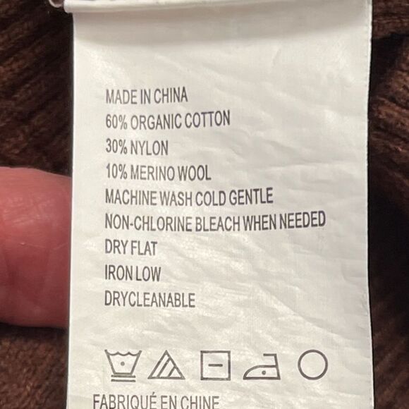 PRANA Long Sleeve Havaar Sweater Brown Pink Gray Women’s Size Small - Picture 7 of 7